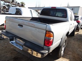 2002 TOYOTA TACOMA SR5 SILVER DOUBLE CAB 2.7L AT 2WD Z18197